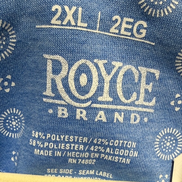 Royce Casual Blue Crewneck Sweatshirt - Picture 2 of 4